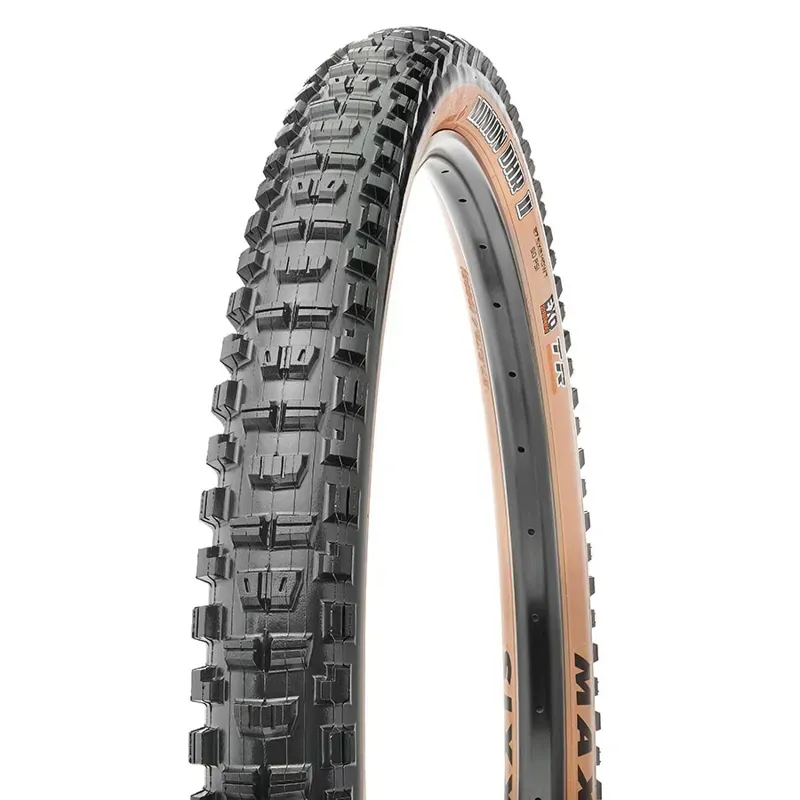 Maxxis Minion DHR2 29x2.60-inch TR Folding MTB Tire in Black/Tanwall