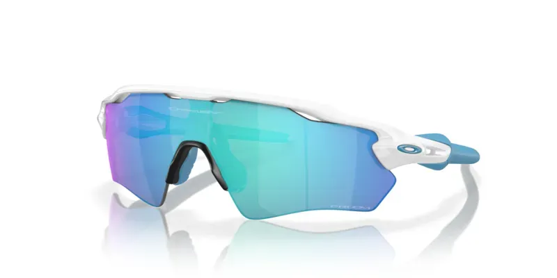Oakley Radar Ev Xs Path Youth Fit OO-9001-15 In Prizm Sapphire Lenses/Polished White Frame