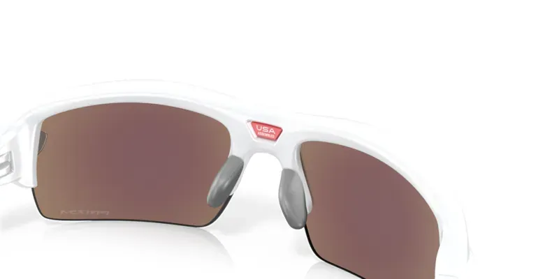 Oakley Flak Xs Youth Fit OO-9005-16 In Prizm Sapphire Lenses/Matte White Frame-3