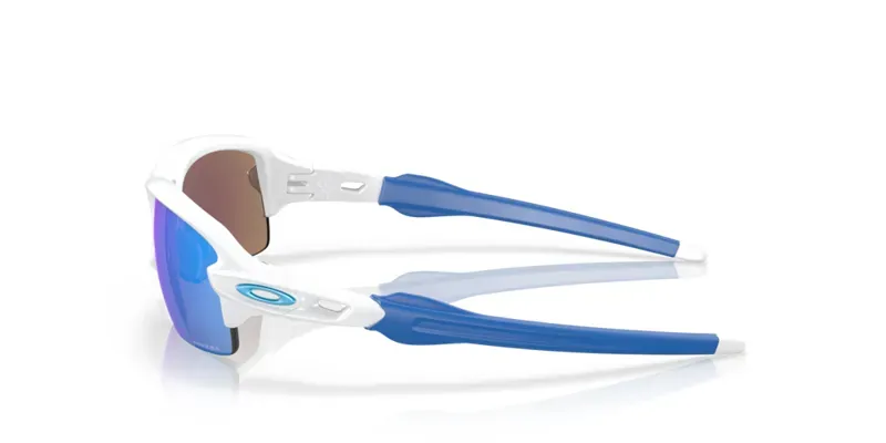 Oakley Flak Xs Youth Fit OO-9005-16 In Prizm Sapphire Lenses/Matte White Frame-2