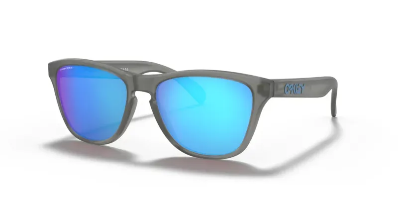 Oakley Frogskins Xs Youth Fit OO-9006-05 In Prizm Sapphire Lenses/Matte Grey Ink Frame