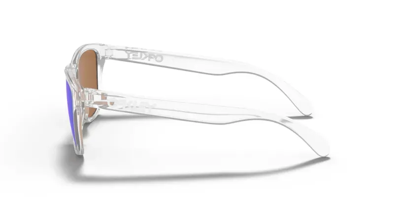 Oakley Frogskins Xs Youth Fit OO-9006-14 In Prizm Violet Lenses/Polished Clear Frame-2