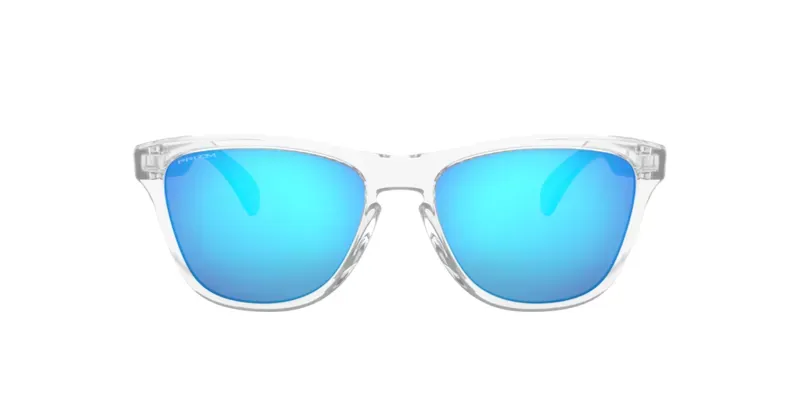 Oakley Frogskins Xs Youth Fit OO-9006-22 In Prizm Sapphire Lenses/Polished Clear Frame-1