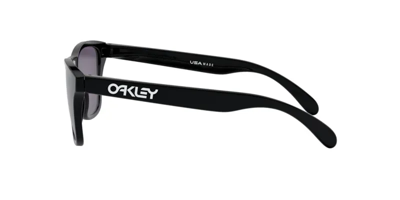 Oakley Frogskins Xs Youth Fit OO-9006-22 In Prizm Grey Lenses/Polished Black Frame-2