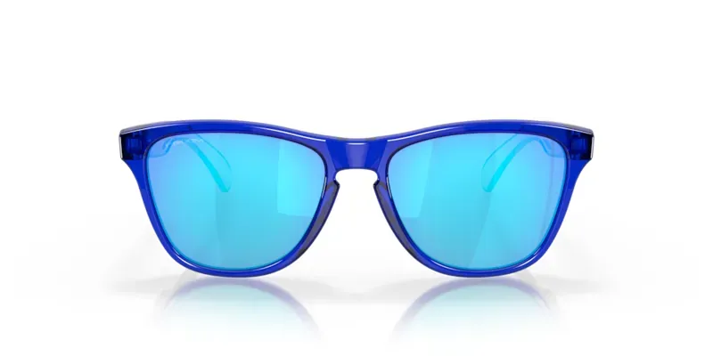 Oakley Frogskins Xs Youth Fit OO-9006-34 In Prizm Sapphire Lenses/Crystal Blue Frame-1