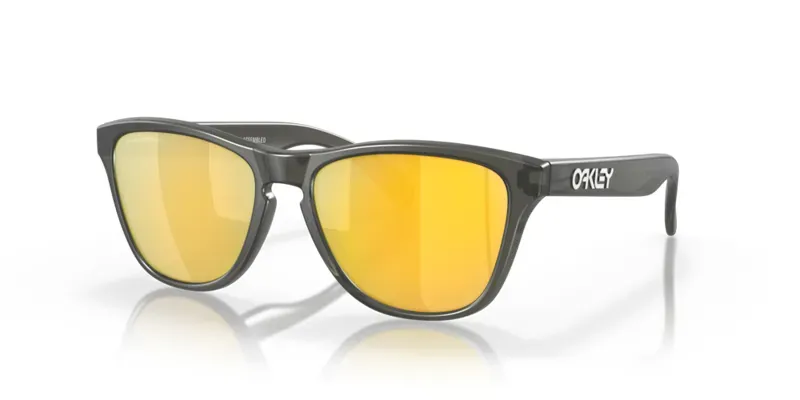 Oakley Frogskins Xs Youth Fit OO-9006-37 In Prizm 24k Polarized Lenses/Matte Grey Smoke Frame