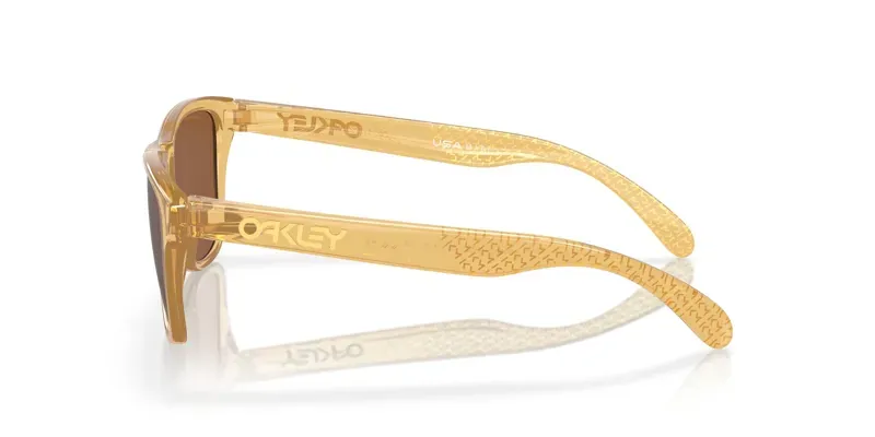 Oakley Frogskins Xs Youth Fit OO-9006-38 In Prizm Tungsten Lenses/Km Light Curry Frame-2