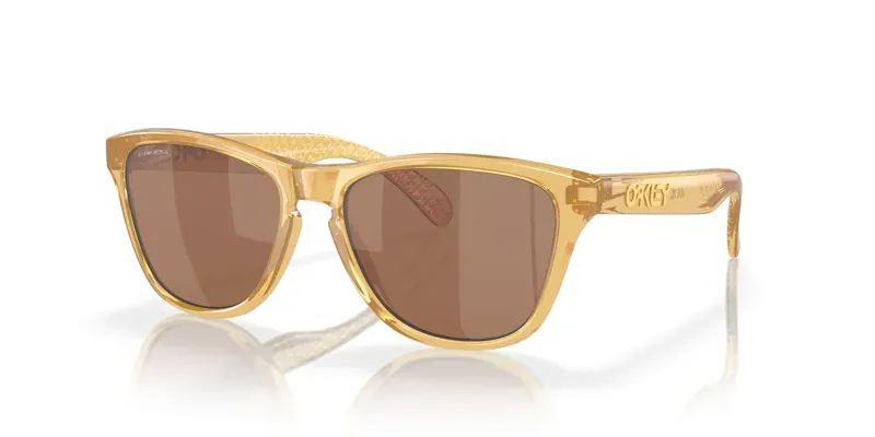 Oakley Frogskins Xs Youth Fit OO-9006-38 In Prizm Tungsten Lenses/Km Light Curry Frame