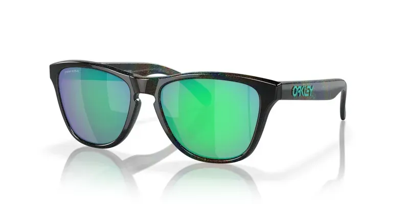 Oakley Frogskins Xs Youth Fit Cycle The Galaxy Collection OO-9006-41 In Prizm Jade Lenses/Dark Galaxy Frame