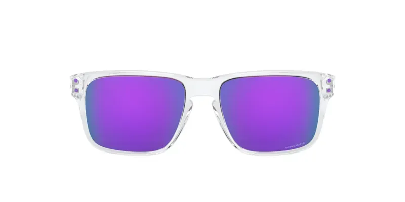 Oakley Holbrook Xs Youth Fit OO-9007-10 In Prizm Violet Lenses/Polished Clear Frame-1