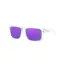 Oakley Holbrook Xs Youth Fit OO-9007-10 In Prizm Violet Lenses/Polished Clear Frame