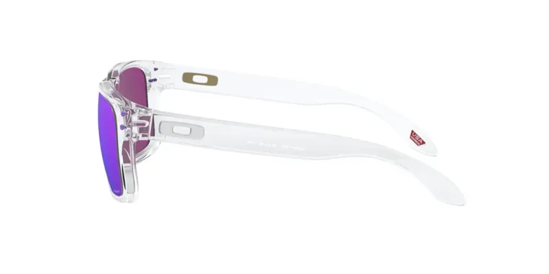 Oakley Holbrook Xs Youth Fit OO-9007-10 In Prizm Violet Lenses/Polished Clear Frame-2