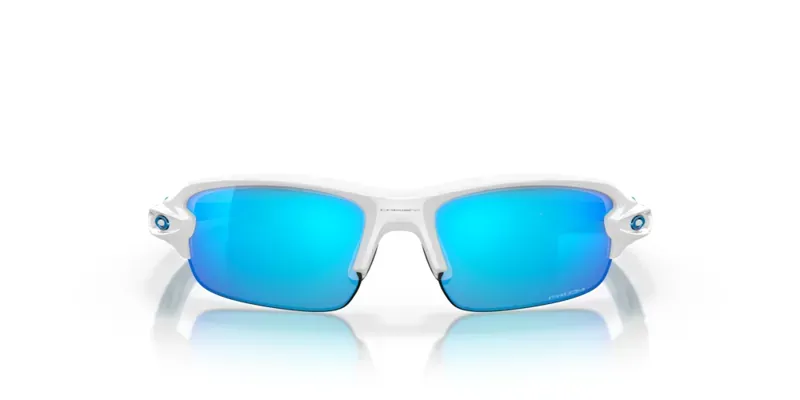 Oakley Flak Xxs Youth Fit OO-9008-06 In Prizm Sapphire Lenses/Polished White Frame-1