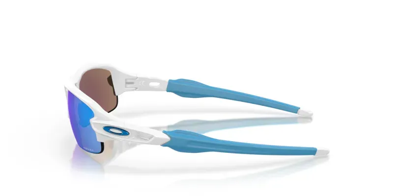 Oakley Flak Xxs Youth Fit OO-9008-06 In Prizm Sapphire Lenses/Polished White Frame-2