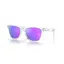 Oakley Frogskins OO-9013-H7 In Prizm Violet Lenses/Polished Clear Frame