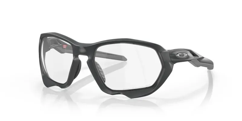 Oakley Plazma In Clear To Black Iridium Photochromic Lenses/Matte Carbon Frame
