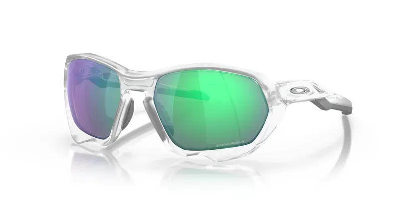 Oakley Plazma In Prizm Road Jade Lenses/Matte Clear Frame