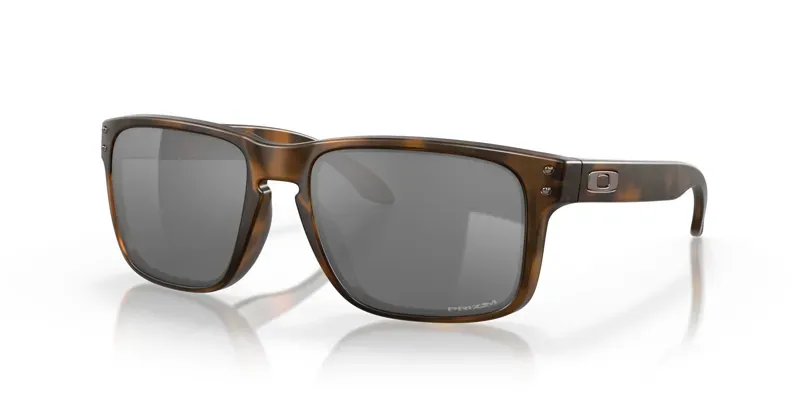Oakley Holbrook OO-9102-F4 In Prizm Black Lenses/Matte Brown Tortoise Frame