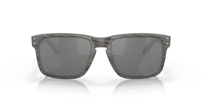 Oakley Holbrook OO-9102-W9 In Prizm Black Polarized Lenses/Woodgrain Frame-1