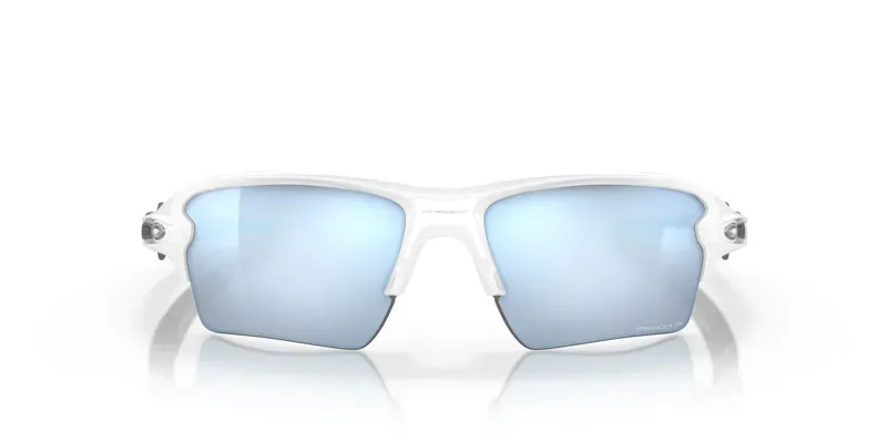 Oakley Flak 2.0 Xl OO-9188-82 In Prizm Deep Water Polarized Lenses/Polished White Frame-1