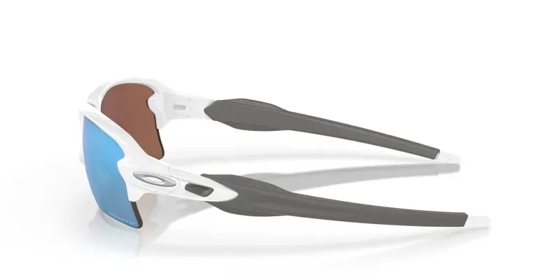 Oakley Flak 2.0 Xl OO-9188-82 In Prizm Deep Water Polarized Lenses/Polished White Frame-2