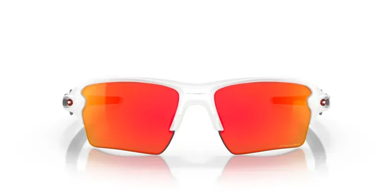 Oakley Flak 2.0 Xl OO-9188-93 In Prizm Ruby Lenses/Polished White Frame-1