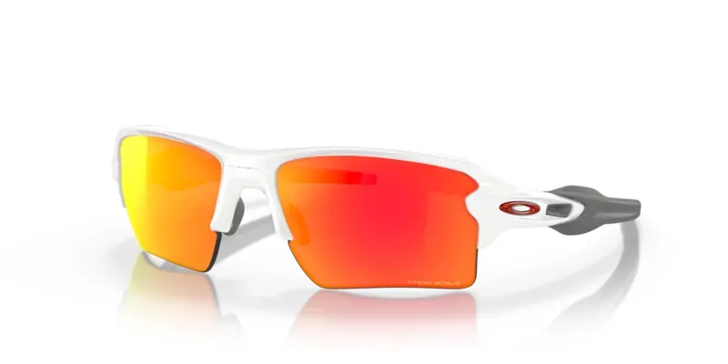Oakley Flak 2.0 Xl OO-9188-93 In Prizm Ruby Lenses/Polished White Frame