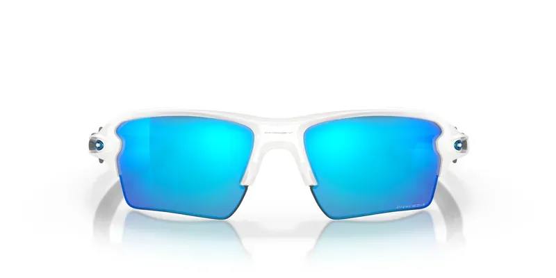 Oakley Flak 2.0 Xl OO-9188-94 In Prizm Sapphire Lenses/Polished White Frame-1