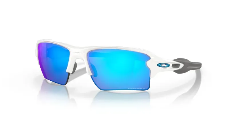 Oakley Flak 2.0 Xl OO-9188-94 In Prizm Sapphire Lenses/Polished White Frame