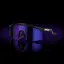 Oakley Hydra OO-9229-04 In Prizm Violet Lenses/Crystal Black Frame