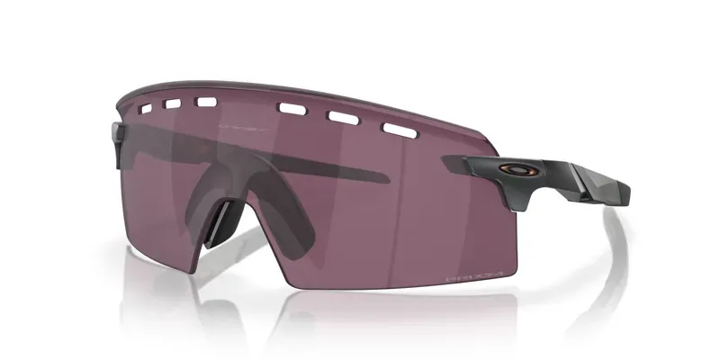 Oakley Encoder Strike Vented OO9235-10 In Prizm Road Black Lenses/Matte Grey Smoke Frame