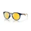 Oakley Kylian Mbappé Signature Series HSTN OO-9242-11 In Prizm 24k Polarized Lenses/Navy/Transparent Blue Frame