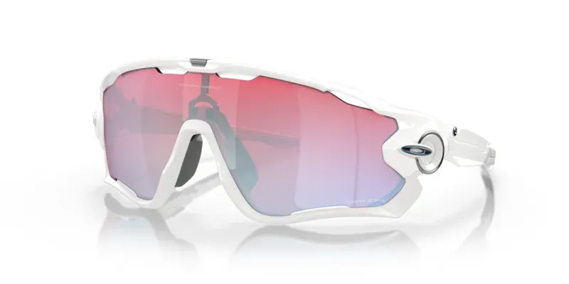 Oakley Jawbreaker Prizm Snow Collection OO-9290-21 In Prizm Snow Sapphire Lenses/Polished White Frame
