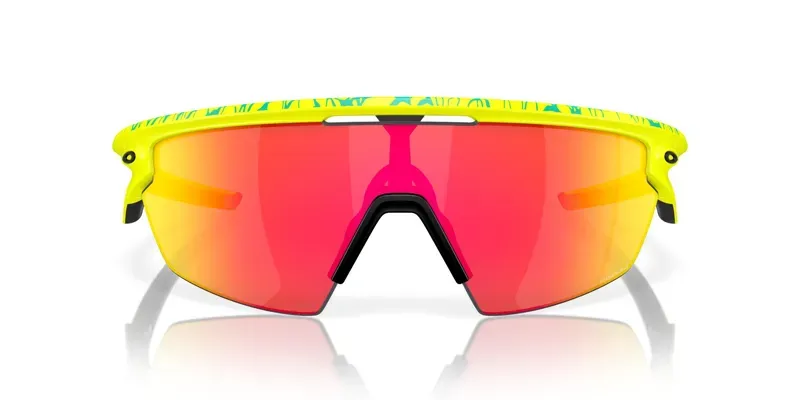 Oakley Sphaera OO4903-14 In Prizm Ruby Lenses/Tennis Ball Yellow Frame-1