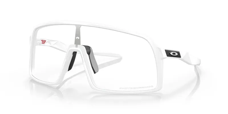 Oakley Sutro OO-9406-99 In Clear To Black Iridium Photochromic Lenses/Matte White Frame