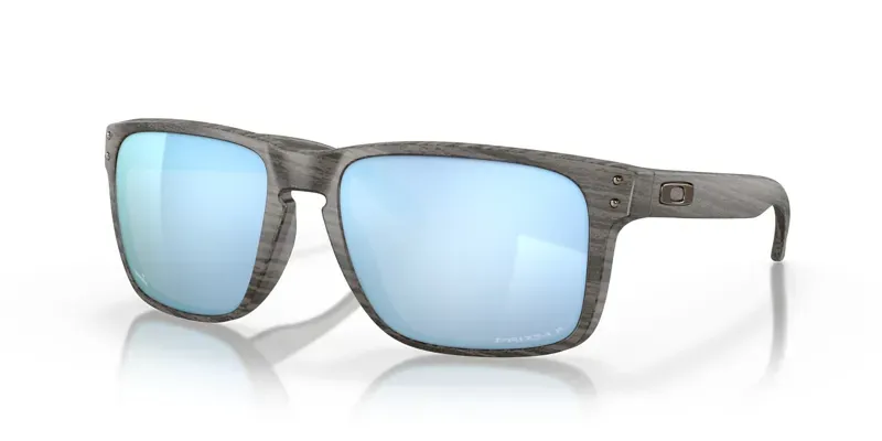 Oakley Holbrook Xl OO-9417-19 In Prizm Deep Water Polarized Lenses/Woodgrain Frame
