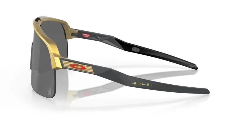 Oakley Sutro Lite OO-9463-47 In Prizm Black Lens/Olympic Gold Frame-2