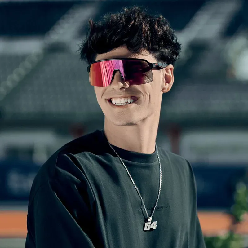 Oakley Sutro Lite MotoGP Collection OO-9463-62 In Prizm Road Lenses/Matte Black Frame