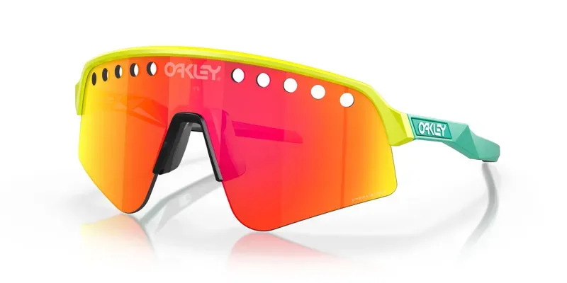 Oakley Sutro Lite Sweep Vented OO-9465-06 In Prizm Ruby Lenses/Tennis Ball Yellow Frame-1