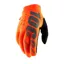 100% Brisker Cold Weather Youth Gloves in Fluo Orange