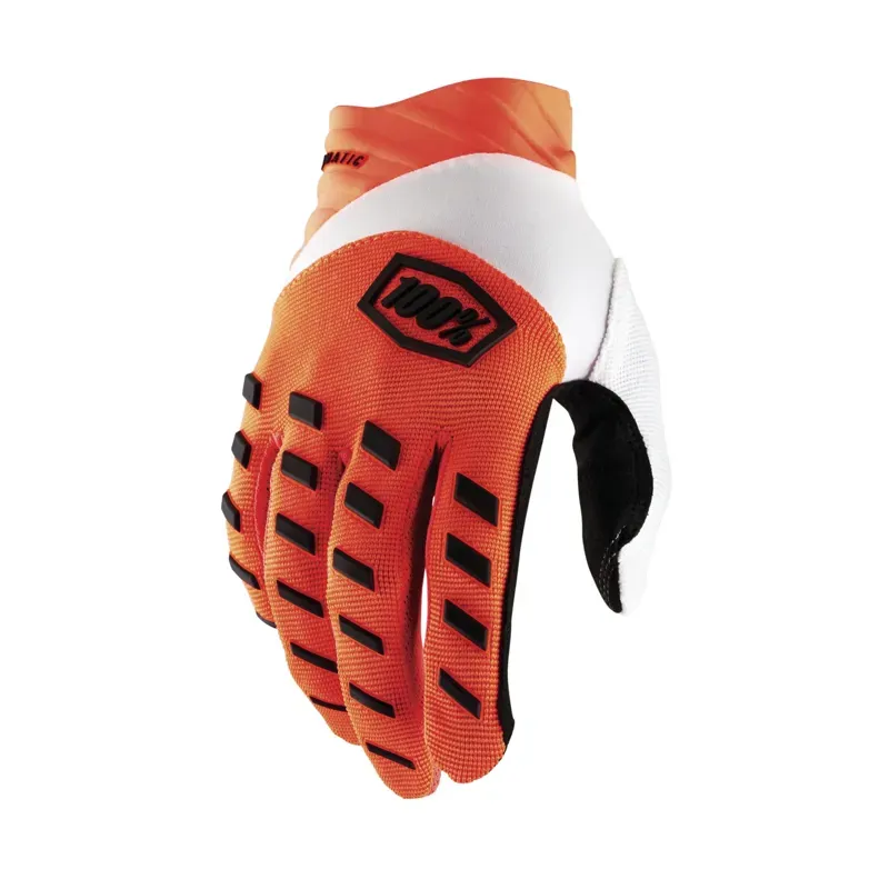 100% Airmatic Gloves in Fluo Orange