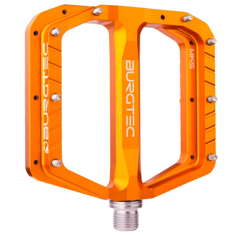 Burgtec Penthouse Flat MK5 Pedals - Iron Bro Orange