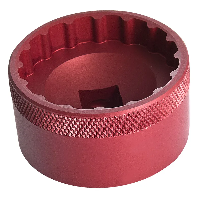 Unior Megaevo Bottom Bracket Socket in Red