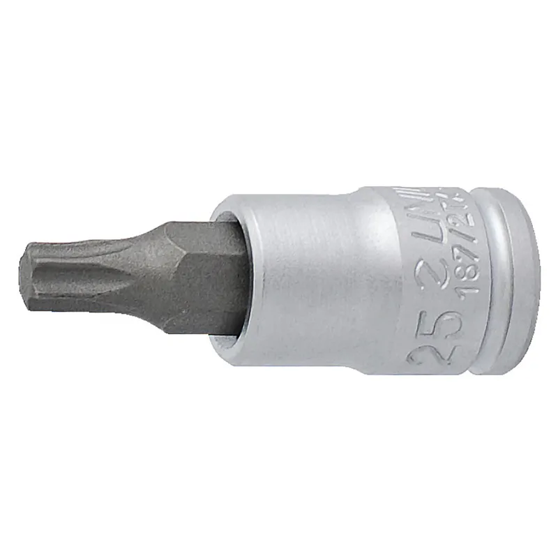 Unior 1/4 Screwdriver Socket With TX Profile