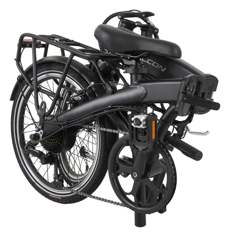 Falcon Flow Electric Folding Bike Black one size-2