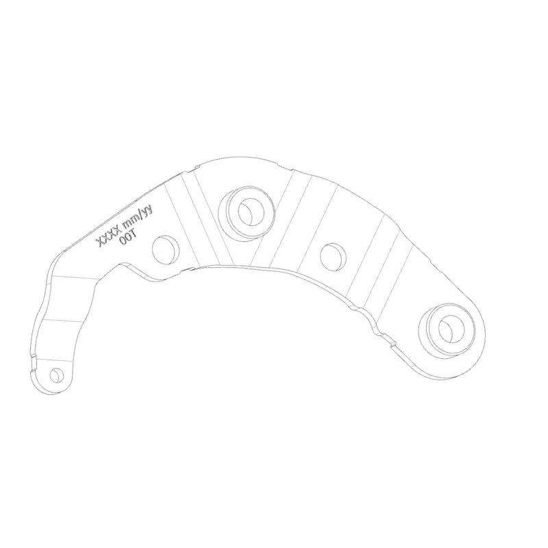 Bosch Motor Mounting plate long left 