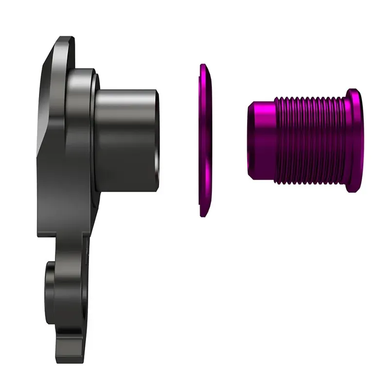 Wheels Manufacturing Dropout-487 Derailleur Hanger in Purple-2