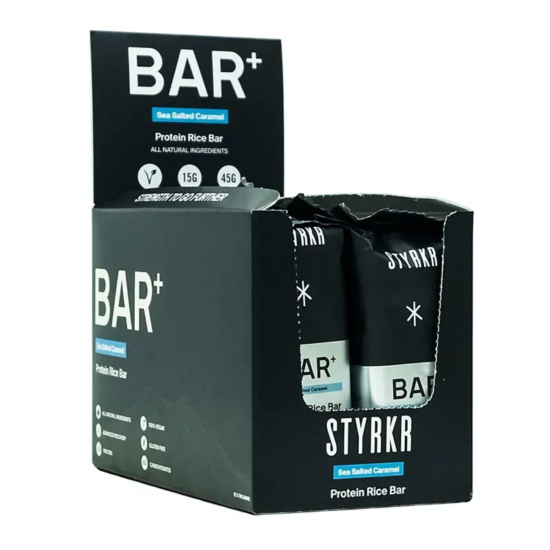 STYRKR - BARPLUS Salted Caramel X12 Energy Bar