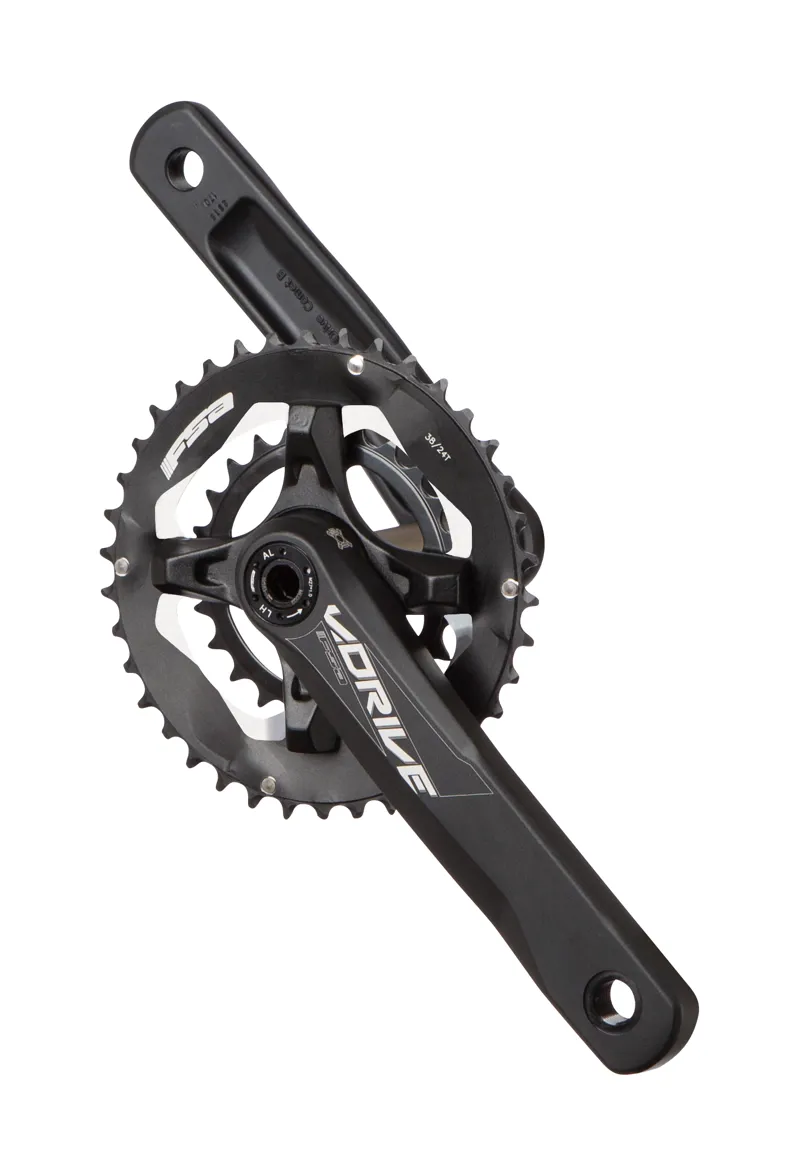 FSA V-Drive MegaExo Modular 2x11 Chainset in Black