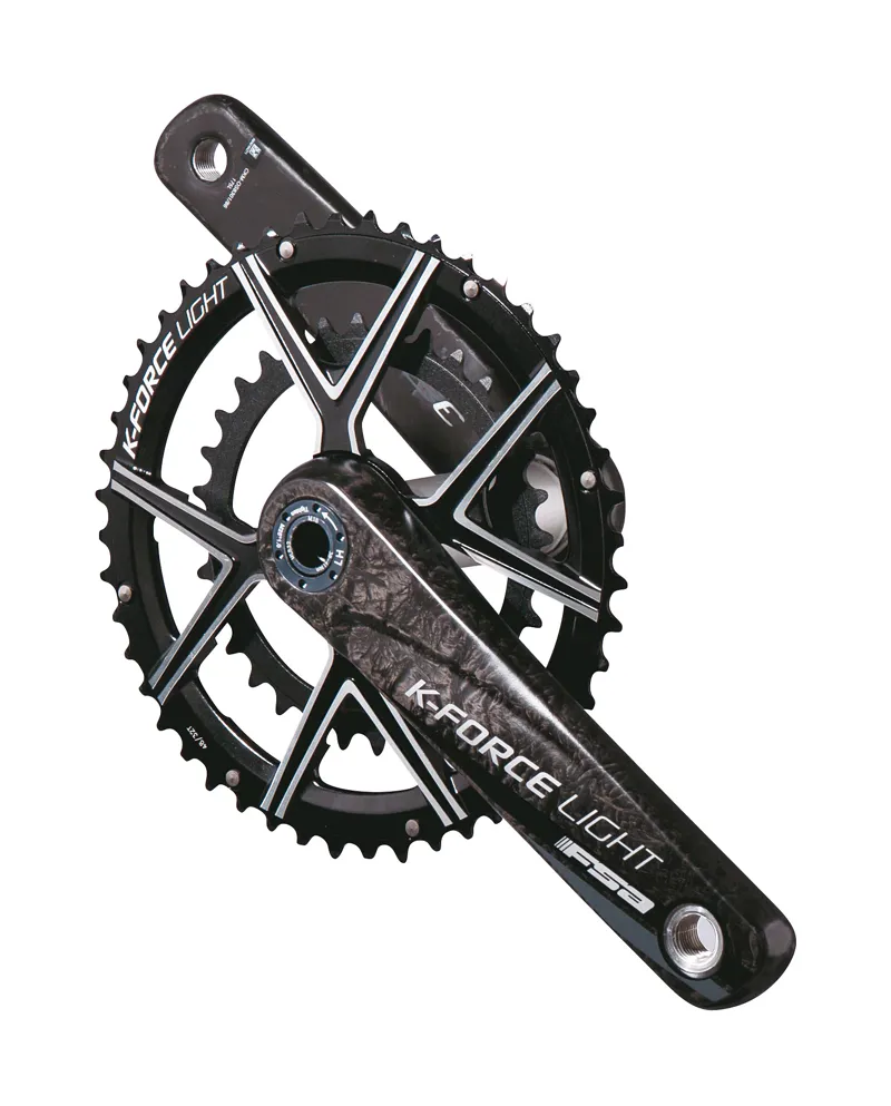 FSA K-Force Light Modular 386 Evo 48/32 Carbon Road Chainset in Black
